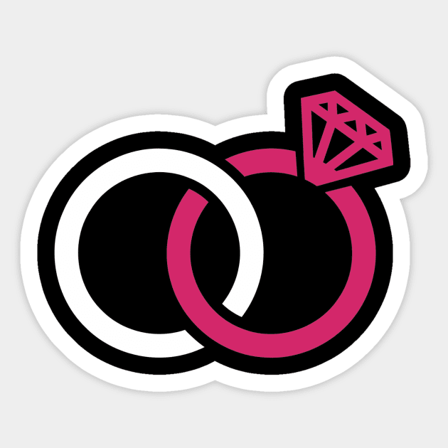 Rings Sticker by Designzz